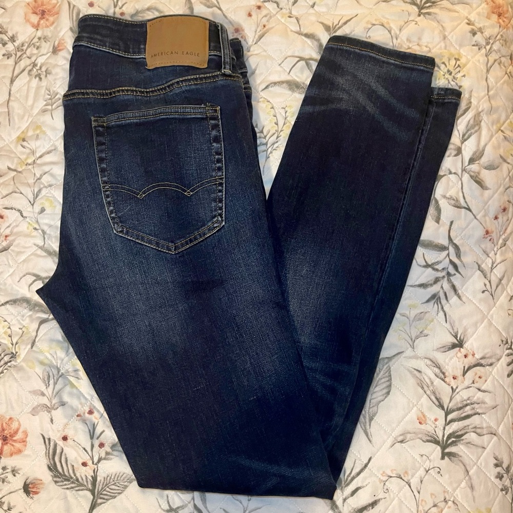 American Eagle Men’s NE(X)T LEVEL AIRFLEX Skinny Jeans size 32x34.